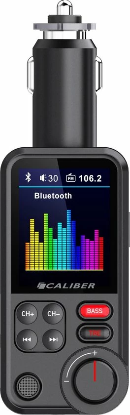 Caliber FM Transmitter Bluetooth Handsfree Carkit Voor Bellen En Muziek Streamen USB En SD (PMT566BT) 4 Caliber FM Transmitter Bluetooth Handsfree Carkit Voor Bellen En Muziek Streamen USB En SD (PMT566BT) - Image 2