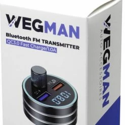 Wegman Bluetooth FM Transmitter - Autolader - Carkit - Autoradio - Bluetooth Transmitter -70Mai SHOP 411x840