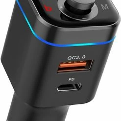 ISetchi Bluetooth FM Transmitter (Snellader) - Oplader - Carkit Bluetooth Voor In Auto - Handsfree - USB - SD Kaart - Snel Lader - Bluetooth Audio Receiver