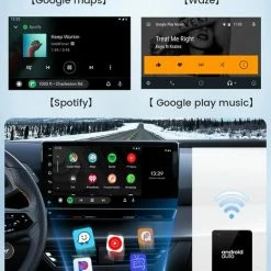 Carlinkt Carlinkit - Car Dongle - Carplay Draadloos - Apple En Android - Bluetooth - Zwart -70Mai SHOP 466x840