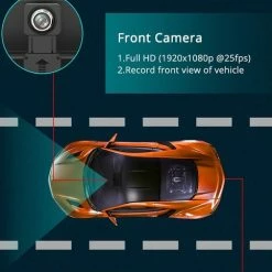 DrPhone DC10 Smart Dashcam 8 Inch Full Touch IPS-scherm - 4G - Achteruitrijcamera - Android 8.1 Met WiFi/GPS/Navi/ADAS/Dual Lens/1080P/180 Graden Vouwbaar - Parkeerstand Camera -70Mai SHOP 483x840 1