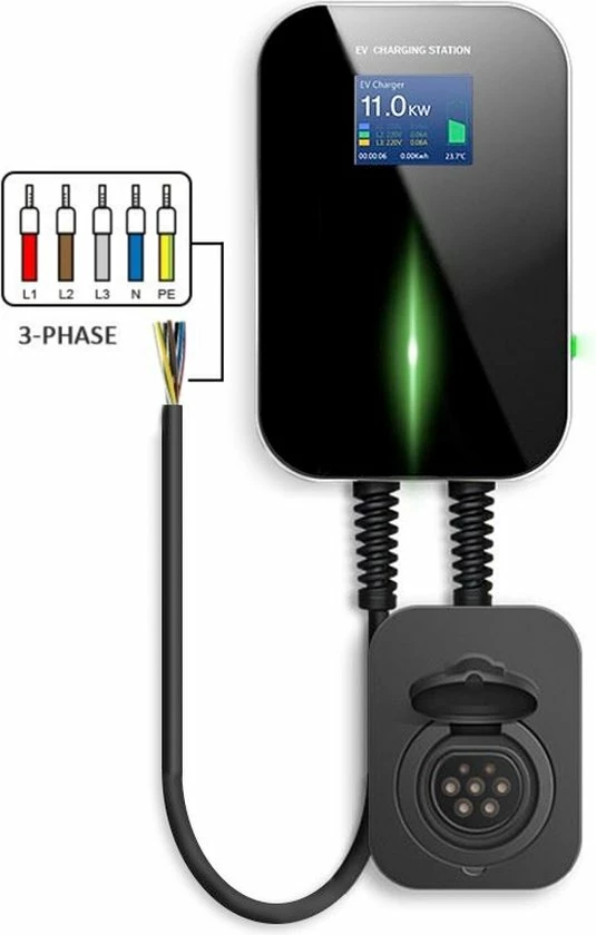 Besen Wallbox - 16A | 11 KW - 3 Fase - Type 2 Socket 3 Besen Wallbox - 16A | 11 KW - 3 Fase - Type 2 Socket