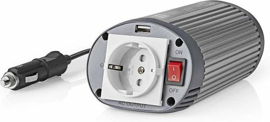 HQ Omvormer Auto 12V - 230V Stopcontact 150W + USB Aansluiting 3 HQ Omvormer Auto 12V - 230V Stopcontact 150W + USB Aansluiting