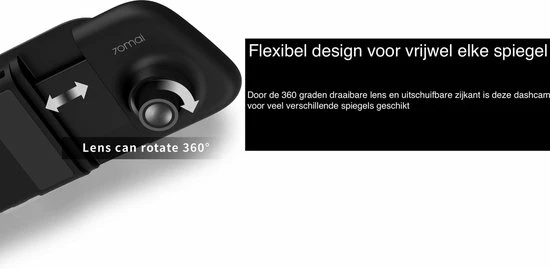Xiaomi 70mai 1080p Dashcam Met Spiegel - D07 5 Xiaomi 70mai 1080p Dashcam Met Spiegel - D07 - Image 3
