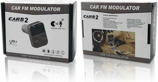 Merkloos Bluetooth FM Transmitter Voor Auto - Zwart 7 Merkloos Bluetooth FM Transmitter Voor Auto - Zwart - Image 5