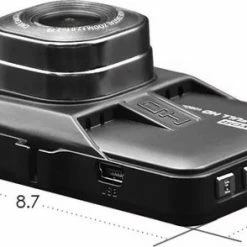 TechU™ Dashcam Voor En Achter Camera – M23 Zwart – 3” Scherm – G-sensor – Bewegingssensor – Parkeermodus – Loop Recording – Nachtvisie – 140° Wijdhoeklens – Incl. Achteruitrijcamera - Voor Auto -70Mai SHOP 550x294 1