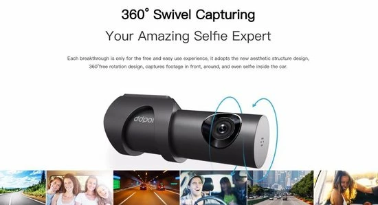 DDpai Mini 3 Dashcam Met 32gb Ingebouwd Geheugen 6 DDpai Mini 3 Dashcam Met 32gb Ingebouwd Geheugen - Image 4