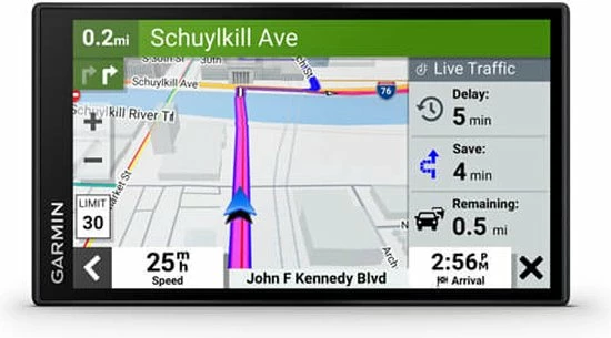 Garmin DriveSmart 66 MT-D - Navigatiesysteem Auto - Verkeersinformatie Via Digitale DAB+ Signaal 6 Garmin DriveSmart 66 MT-D - Navigatiesysteem Auto - Verkeersinformatie Via Digitale DAB+ Signaal - Image 4