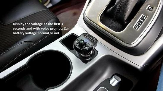 Eisenz EZ800 Bluetooth FM Transmitter, CarKit , Bluetooth Mp3 Player Play Modes / Hands-free Bellen / TF Kaart / USB Auto Lader / USB Flash Drive / AUX Input / Bluetooth Carkit 10 Eisenz EZ800 Bluetooth FM Transmitter, CarKit , Bluetooth Mp3 Player Play Modes / Hands-free Bellen / TF Kaart / USB Auto Lader / USB Flash Drive / AUX Input / Bluetooth Carkit - Image 8