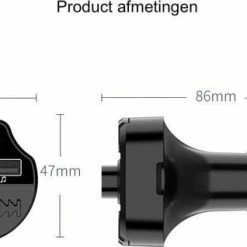 TibaGoods Auto FM Transmitter - Bluetooth - Handsfree Bellen - USB - Carkit - Audio Receiver - Oplaadfunctie - Auto Accessoires -70Mai SHOP 550x318