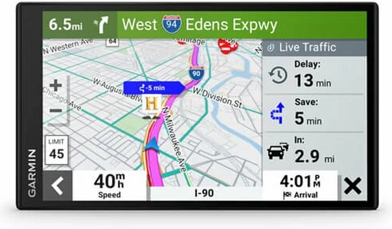 Garmin DriveSmart 76 - Navigatiesysteem Auto - Verkeersinformatie Via Digitale DAB+ Signaal 7 Garmin DriveSmart 76 - Navigatiesysteem Auto - Verkeersinformatie Via Digitale DAB+ Signaal - Image 5