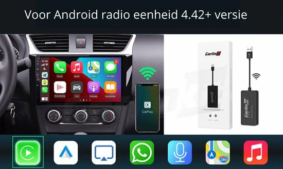 Carlinkt CarlinKit - Carplay - Dongle - Apple Carplay - Geschikt Voor Apple En Android - Zwart - Draadloos - Met Bluetooth 9 Carlinkt CarlinKit - Carplay - Dongle - Apple Carplay - Geschikt Voor Apple En Android - Zwart - Draadloos - Met Bluetooth - Image 7