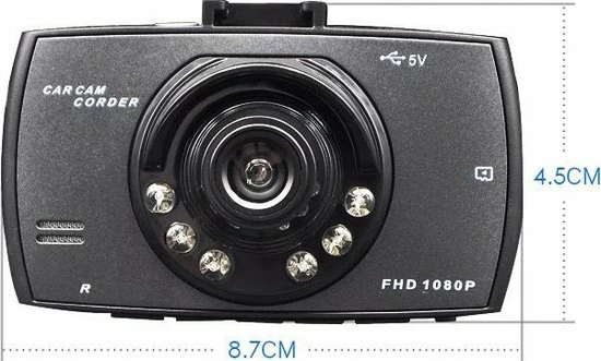 TechU? Dashcam M17 Dual Camera ? 2.4 Inch Scherm ? Full HD 1080p ? Nachtvisie ? Bewegingssensor ? G-sensor ? Loop Recording ? Autocamera Voor ?n Achter - Voor Auto 5 TechU? Dashcam M17 Dual Camera ? 2.4 Inch Scherm ? Full HD 1080p ? Nachtvisie ? Bewegingssensor ? G-sensor ? Loop Recording ? Autocamera Voor ?n Achter - Voor Auto - Image 3