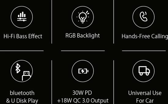 Merkloos Bluetooth FM Transmitter - Auto Lader - Carkit - Handsfree - USB 3.0 - MP3 - Snel Lader - Bluetooth Audio Receiver - Voor Vrachtwagen, SUV, Auto 14 Merkloos Bluetooth FM Transmitter - Auto Lader - Carkit - Handsfree - USB 3.0 - MP3 - Snel Lader - Bluetooth Audio Receiver - Voor Vrachtwagen, SUV, Auto - Image 12