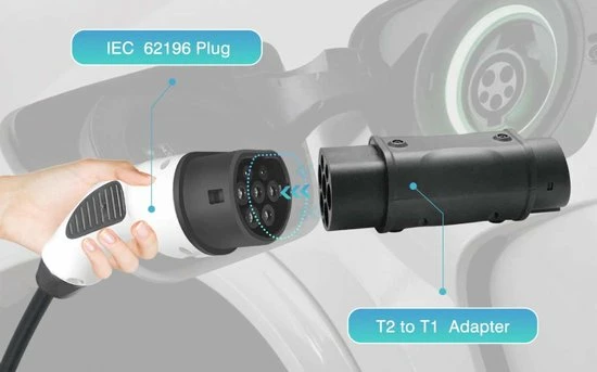 Type 2 Naar Type 1 Verloopstekker Elektrische Auto 32 Amp?re Pro EV Type 2 Naar Type 1 Verloopstekker Elektrische Auto 32 Amp?re -70Mai SHOP 550x343 2