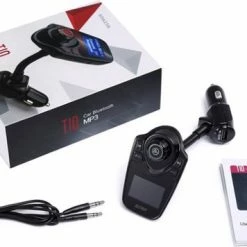 Athletix® Bluetooth FM Transmitter Carkit - Handsfree Bellen / Muziek Afspelen Via Bluetooth /AUX /TF/SD Kaart / USB Oplader - Bluetooth Handsfree Carkits / Adapter /Bluetooth Auto/ LCD Display - T10 FM Transmitter -70Mai SHOP 550x356 1