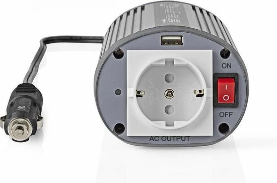HQ Omvormer Auto 12V - 230V Stopcontact 150W + USB Aansluiting 6 HQ Omvormer Auto 12V - 230V Stopcontact 150W + USB Aansluiting - Image 4