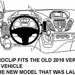Brodit ProClip Ford Transit 14-19/ Ford Transit Custom 13-18 9 Brodit ProClip Ford Transit 14-19/ Ford Transit Custom 13-18 -70Mai SHOP 550x366 90