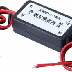 Merkloos 5-35V Auto Auto Achteruitrijcamera Voltage Signaal Ballast Rimpeling Spatscherm Interferenc Vermogensfilter