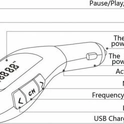 Merkloos Car Kit - X5 MP3 Bluetooth Adapter Carkit - Wireless Bluetooth FM Transmitter Car Kit Met USB - Handsfree Bellen In De Auto - BMW -70Mai SHOP 550x371 12