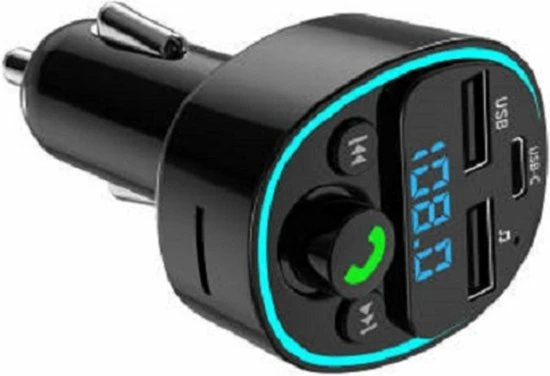 G67 Bluetooth Carkit FM Transmitter Bluetooth 5.0 - Carkit - Autolader - Led - Handsfree 4 G67 Bluetooth Carkit FM Transmitter Bluetooth 5.0 - Carkit - Autolader - Led - Handsfree - Image 2