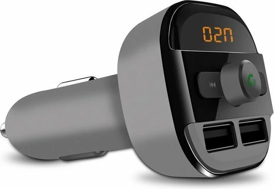 Merkloos Beste Kwaliteit | 5 In 1 Draadloze Universele Bluetooth Carkit Auto MP3 Speler | FM Transmitter | LED Display | Handsfree Bellen | 2 X High Speed USB Oplader | SD,TF Card Ondersteuning | USB Stick 3 Merkloos Beste Kwaliteit | 5 In 1 Draadloze Universele Bluetooth Carkit Auto MP3 Speler | FM Transmitter | LED Display | Handsfree Bellen | 2 X High Speed USB Oplader | SD,TF Card Ondersteuning | USB Stick
