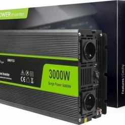 GREEN CELL 6000W (3000W Continu) DC 12V Naar AC 230V Met USB Stroom Inverter Converter - Pure/Full Sine Wave -70Mai SHOP 550x386 1