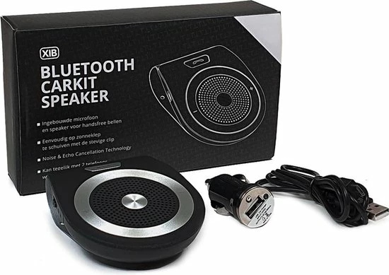 XIB Draadloze Bluetooth Carkit Met Spraakbesturing ? Veilig Handsfree Bellen En Gebeld Worden In De Auto 4 XIB Draadloze Bluetooth Carkit Met Spraakbesturing ? Veilig Handsfree Bellen En Gebeld Worden In De Auto - Image 2