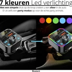 Xsalent Bluetooth FM Transmitter - Autolader - Bluetooth Carkit - Handsfree - Muziek Streamen - Bluetooth 5.0 En USB 3.0 Quick Charge - Handsfree Bellen - Extra Grote Microfoon - Extra Bass - Telefoon Opladen - Spraakbediening 10 Xsalent Bluetooth FM Transmitter - Autolader - Bluetooth Carkit - Handsfree - Muziek Streamen - Bluetooth 5.0 En USB 3.0 Quick Charge - Handsfree Bellen - Extra Grote Microfoon - Extra Bass - Telefoon Opladen - Spraakbediening -70Mai SHOP 550x392 1