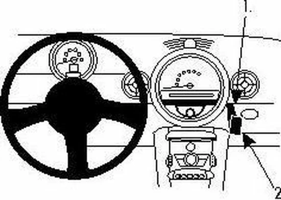 Houder - Brodit ProClip - Mini Cooper/ Clubman/ One/ Convertible/ Roadster Angled Mount 6 Houder - Brodit ProClip - Mini Cooper/ Clubman/ One/ Convertible/ Roadster Angled Mount - Image 4