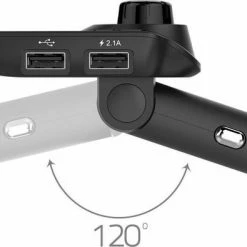 FM Transmitter Bluetooth Draadloze Carkit / MP3 Speler Mobiel / Handsfree Bellen In De Auto / AUX Input / Lader / USB Flash Drive / Muziek / Audio / Radio / TF Kaart / Carkit Adapter - Swifty -70Mai SHOP 550x395 15