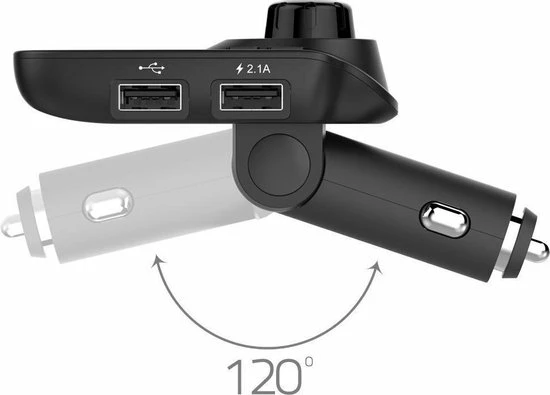 Gymston FM Transmitter Carkit Met Bluetooth T11D / Draadloze Carkit / MP3 Speler Mobiel / Handsfree Bellen In De Auto / AUX Input / Lader / USB Flash Drive / Muziek / Audio / Bluetooth / SD Kaart / Carkit Adapter 7 Gymston FM Transmitter Carkit Met Bluetooth T11D / Draadloze Carkit / MP3 Speler Mobiel / Handsfree Bellen In De Auto / AUX Input / Lader / USB Flash Drive / Muziek / Audio / Bluetooth / SD Kaart / Carkit Adapter - Image 5