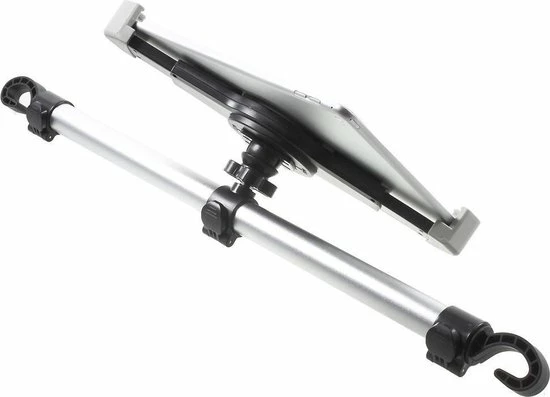 GadgetBay - Tablethouder - Universeel - Auto Hoofdsteunklem - 360 Graden Draaibaar - Aluminium - Zwart 9 GadgetBay - Tablethouder - Universeel - Auto Hoofdsteunklem - 360 Graden Draaibaar - Aluminium - Zwart - Image 7