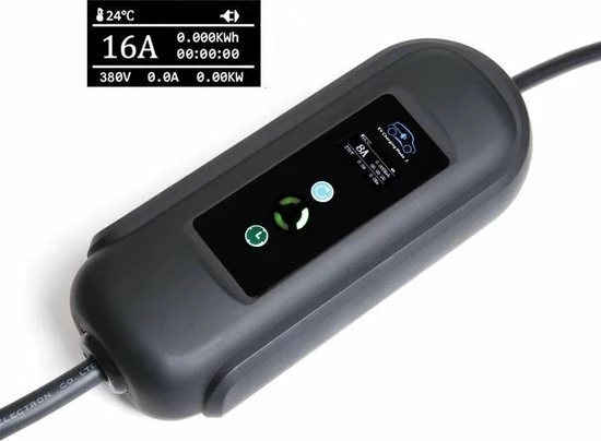 EV ME Mobiele Lader 11kW | Type 2 Naar CEE Krachtstroom Stekker | 16A 3 Fase + Gratis Adapters 6 EV ME Mobiele Lader 11kW | Type 2 Naar CEE Krachtstroom Stekker | 16A 3 Fase + Gratis Adapters - Image 4