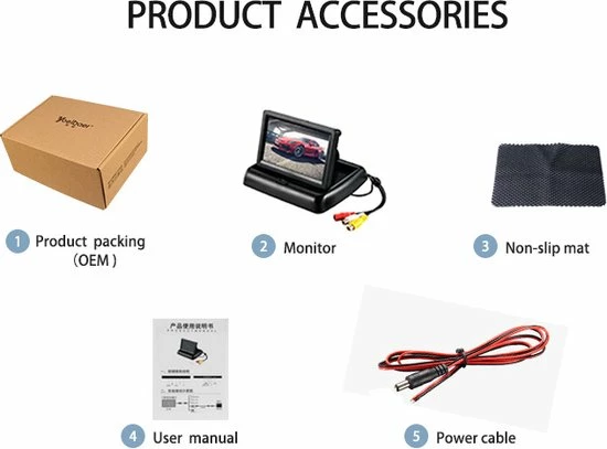 Yoelbaer Draagbare Display 4.3 Inch Color LCD TFT Monitor Yoelbaer Draagbare Display 4.3 Inch Color LCD TFT Monitor -70Mai SHOP 550x407 7