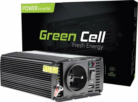GREEN CELL Voltage Auto Omvormer 24V Naar 230V, 300W / 600W. 11 GREEN CELL Voltage Auto Omvormer 24V Naar 230V, 300W / 600W. - Image 9
