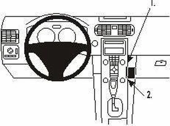 Houder - Brodit ProClip - Volvo C30/ C70/ S40/ V50 Angled Mount 7 Houder - Brodit ProClip - Volvo C30/ C70/ S40/ V50 Angled Mount - Image 5