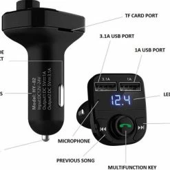 Ntech - Bluetooth FM Transmitter - Autolader - Bluetooth Carkit - Muziek Streamen - Met Volumeknop En Oplaadfunctie Voor 2 Telefoons Tegelijkertijd - Handsfree Bellen - Extra Grote Microfoon - Telefoon Opladen - Spraakbediening 12 Ntech - Bluetooth FM Transmitter - Autolader - Bluetooth Carkit - Muziek Streamen - Met Volumeknop En Oplaadfunctie Voor 2 Telefoons Tegelijkertijd - Handsfree Bellen - Extra Grote Microfoon - Telefoon Opladen - Spraakbediening -70Mai SHOP 550x410 3