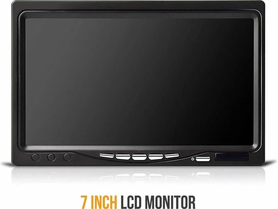 Strex Achteruitrijcamera Set Bedraad - 7" Scherm - 18LED Nachtzicht 15m - IP67 Waterdicht - Achteruitrij Camera 4 Strex Achteruitrijcamera Set Bedraad - 7" Scherm - 18LED Nachtzicht 15m - IP67 Waterdicht - Achteruitrij Camera - Image 2