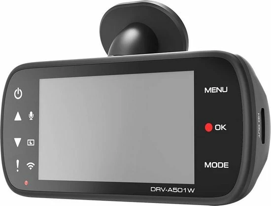 Kenwood Audio Kenwood DRV-A501W - 16GB Wide Quad HD DashCam Met Ge?ntegreerde 3.0" LCD, Wireless Link, GPS & G-sensor - RearCam-input 8 Kenwood Audio Kenwood DRV-A501W - 16GB Wide Quad HD DashCam Met Ge?ntegreerde 3.0" LCD, Wireless Link, GPS & G-sensor - RearCam-input - Image 6