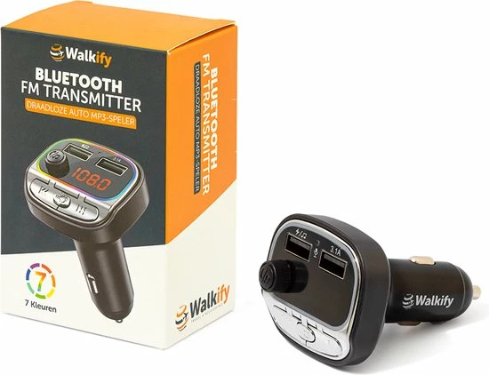 Walkify Bluetooth FM Transmitter - FM Transmitter - Autolader - Bluetooth Carkit - Handsfree - Auto Accessoires 7 Walkify Bluetooth FM Transmitter - FM Transmitter - Autolader - Bluetooth Carkit - Handsfree - Auto Accessoires - Image 5