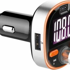 Athletix? Bluetooth FM Transmitter - Carkit - Auto Lader- Handsfree Bellen - MP3 - USB / SD Kaart - Snel Lader - 3 USB Poorten - Spotify / YouTube -70Mai SHOP 550x422