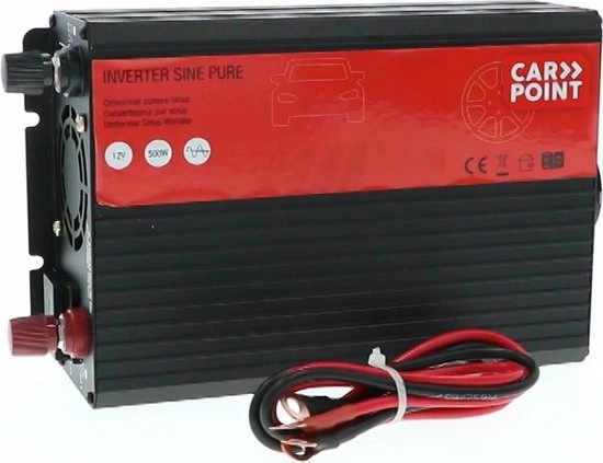 Carpoint Omvormer 12v Naar 230V - 500W - Zuivere Sinus 4 Carpoint Omvormer 12v Naar 230V - 500W - Zuivere Sinus - Image 2