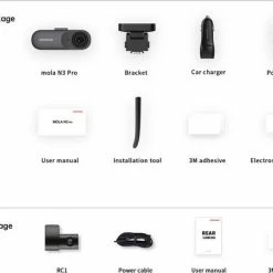 DDPai Mola N3 Pro 2CH QuadHD Wifi GPS Dashcam Voor Auto -70Mai SHOP 550x425 9