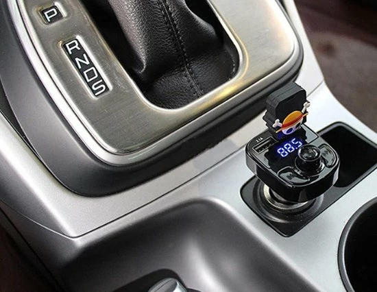 VERK GROUP Bluetooth FM Transmitter - Auto Lader - Carkit - Handsfree - 2x USB - MicroSD - MP3 - Bluetooth Audio Receiver 9 VERK GROUP Bluetooth FM Transmitter - Auto Lader - Carkit - Handsfree - 2x USB - MicroSD - MP3 - Bluetooth Audio Receiver - Afbeelding 7