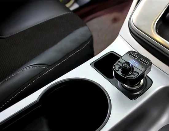 VERK GROUP Bluetooth FM Transmitter - Auto Lader - Carkit - Handsfree - 2x USB - MicroSD - MP3 - Bluetooth Audio Receiver 7 VERK GROUP Bluetooth FM Transmitter - Auto Lader - Carkit - Handsfree - 2x USB - MicroSD - MP3 - Bluetooth Audio Receiver - Afbeelding 5