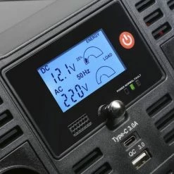 Technaxx TE16 1200W Omvormer 12V Naar Netvoeding 2 X 23V En 2 X USB Zwart -70Mai SHOP 550x428 6