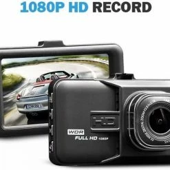 TechU™ Dashcam Voor En Achter Camera – M23 Zwart – 3” Scherm – G-sensor – Bewegingssensor – Parkeermodus – Loop Recording – Nachtvisie – 140° Wijdhoeklens – Incl. Achteruitrijcamera - Voor Auto -70Mai SHOP 550x429 3