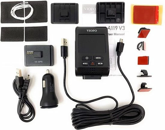 Viofo A119 V3 - QuadHD GPS - Dashcam Voor Auto 6 Viofo A119 V3 - QuadHD GPS - Dashcam Voor Auto - Image 4