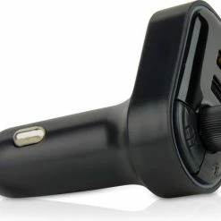 Apeiron Transmitter - FM Transmitter Bluetooth - Autolader - Draadloze Carkit - RGB Light - 2x Fastcharger USB Poort - USB-C Poort - Handsfree Bellen - Voor Alle Telefoons - FM Transmitter Auto - Bluetooth 5.0